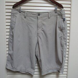 O’Neill Collection Mens Gray Chino Shorts Size 36 Casual Flat Front Surf Beach